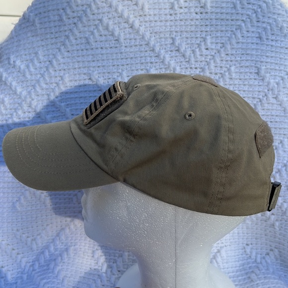 American Flag removable patch adjustable cap - Picture 2 of 5